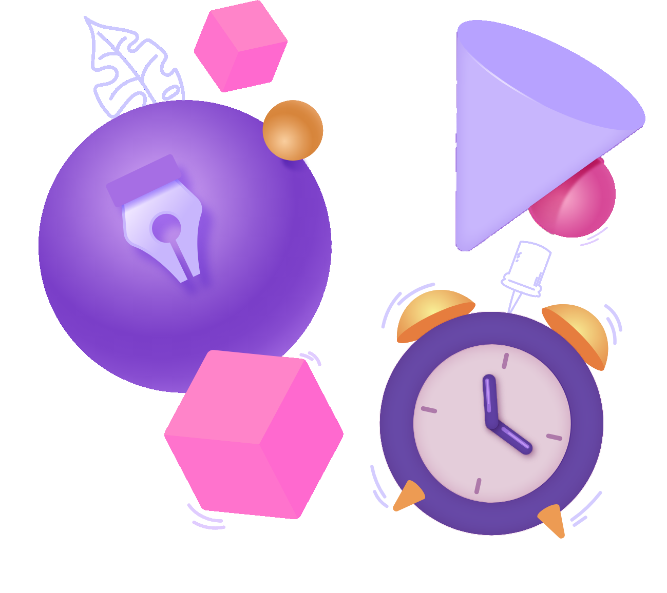 Benefits illustration showing platform advantages