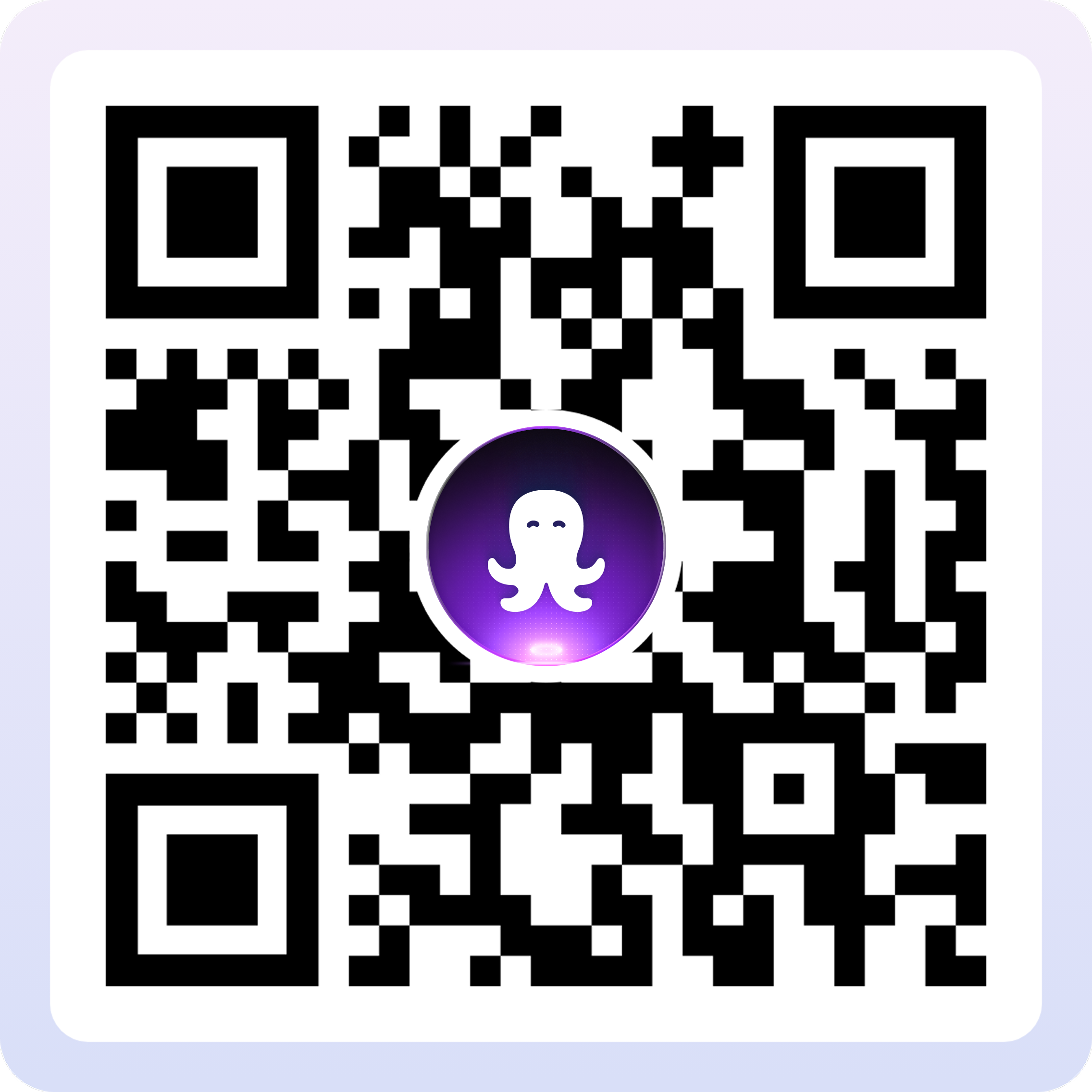 QR code for app download